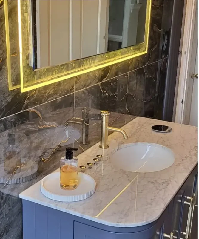 Bathroom finishing details completed by AGUK