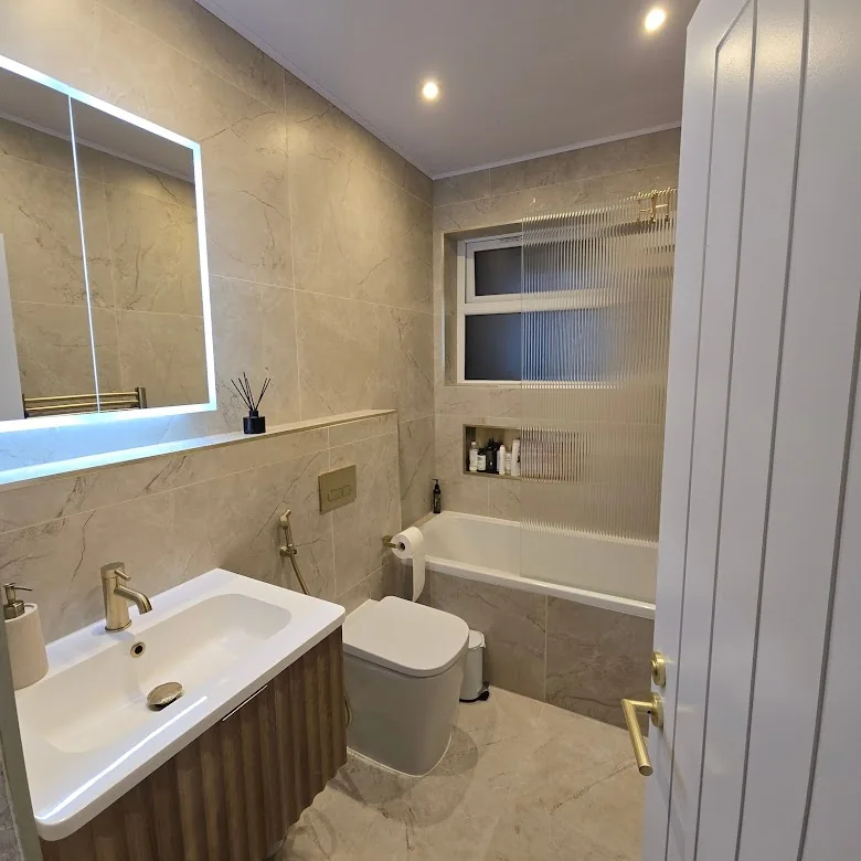 Completed AGUK main bathroom project B-A 11A
